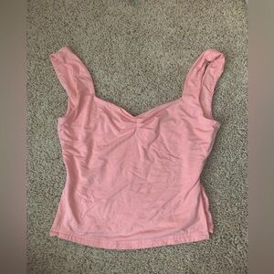 Womens pink tank top trendy